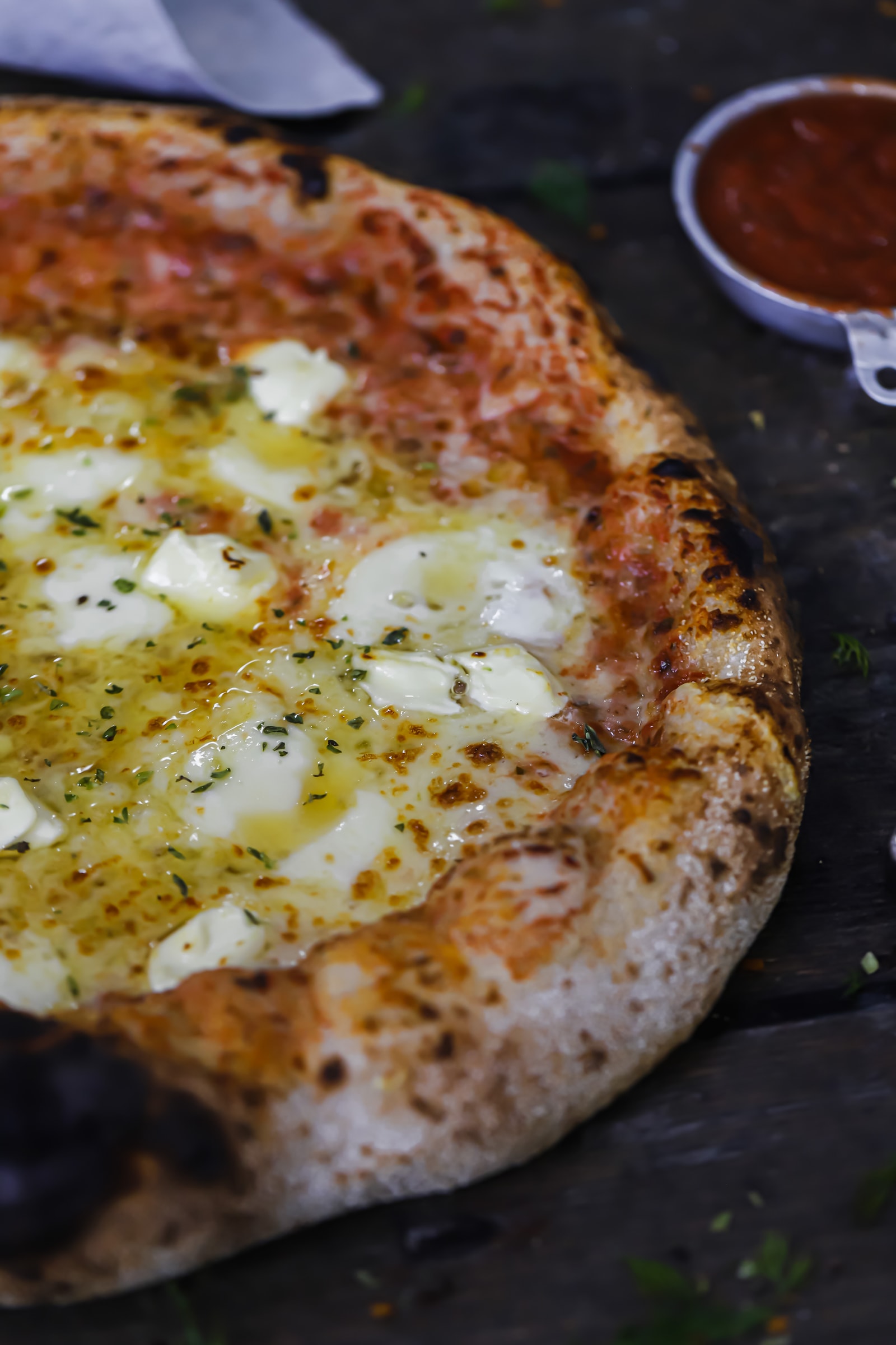 Pizza Quesos y miel