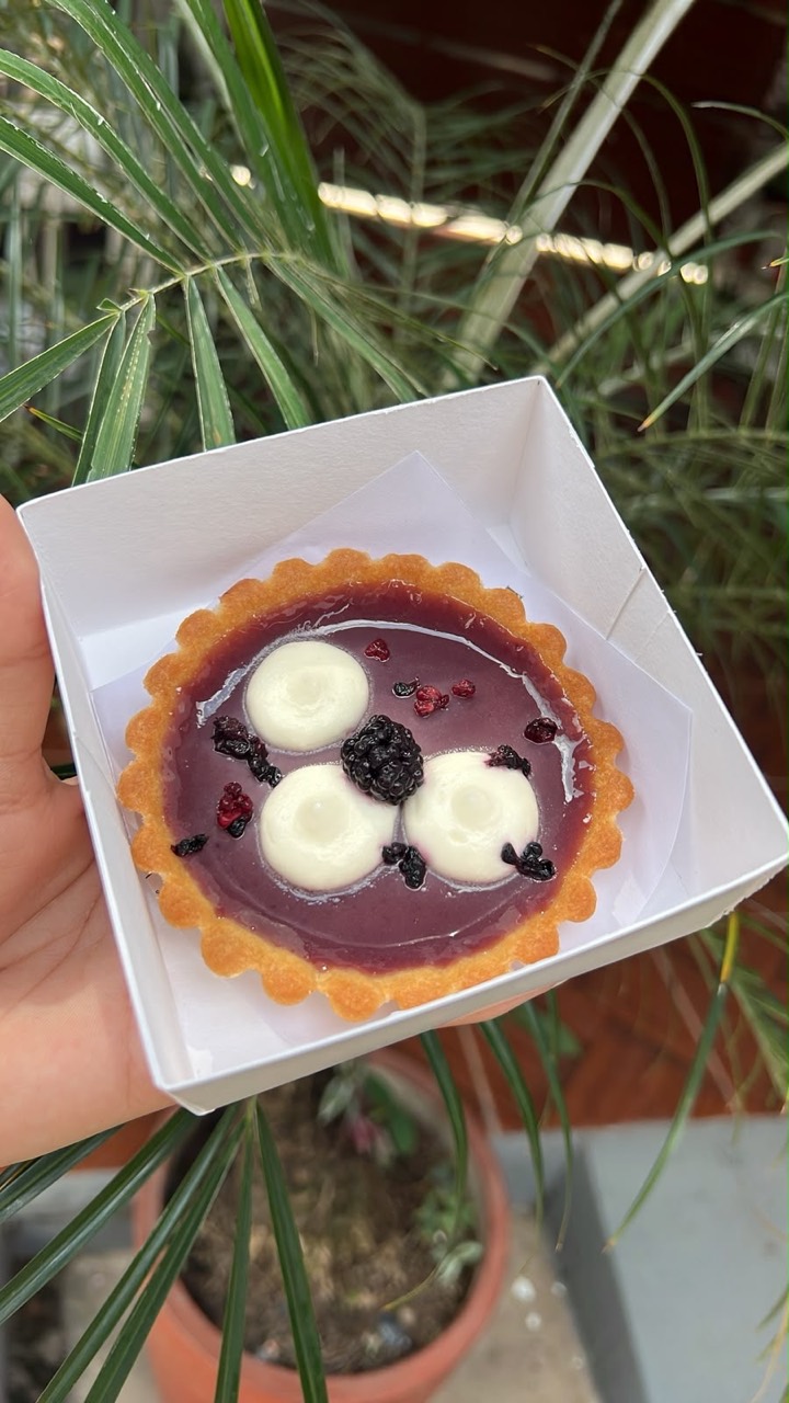 Mini pie's de mora